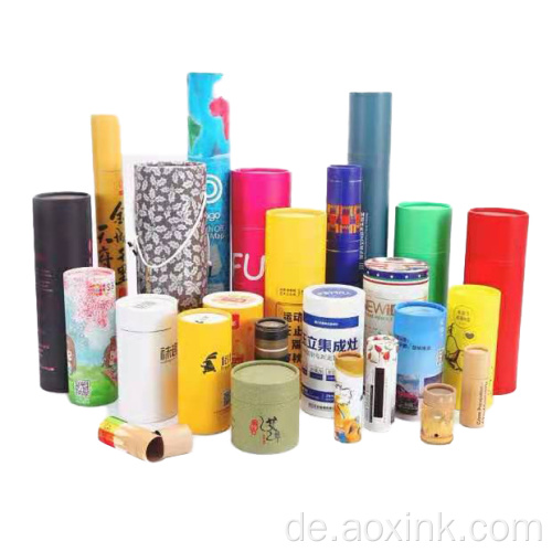 Papierrohrverpackung Kraft Custom Print Food Grade